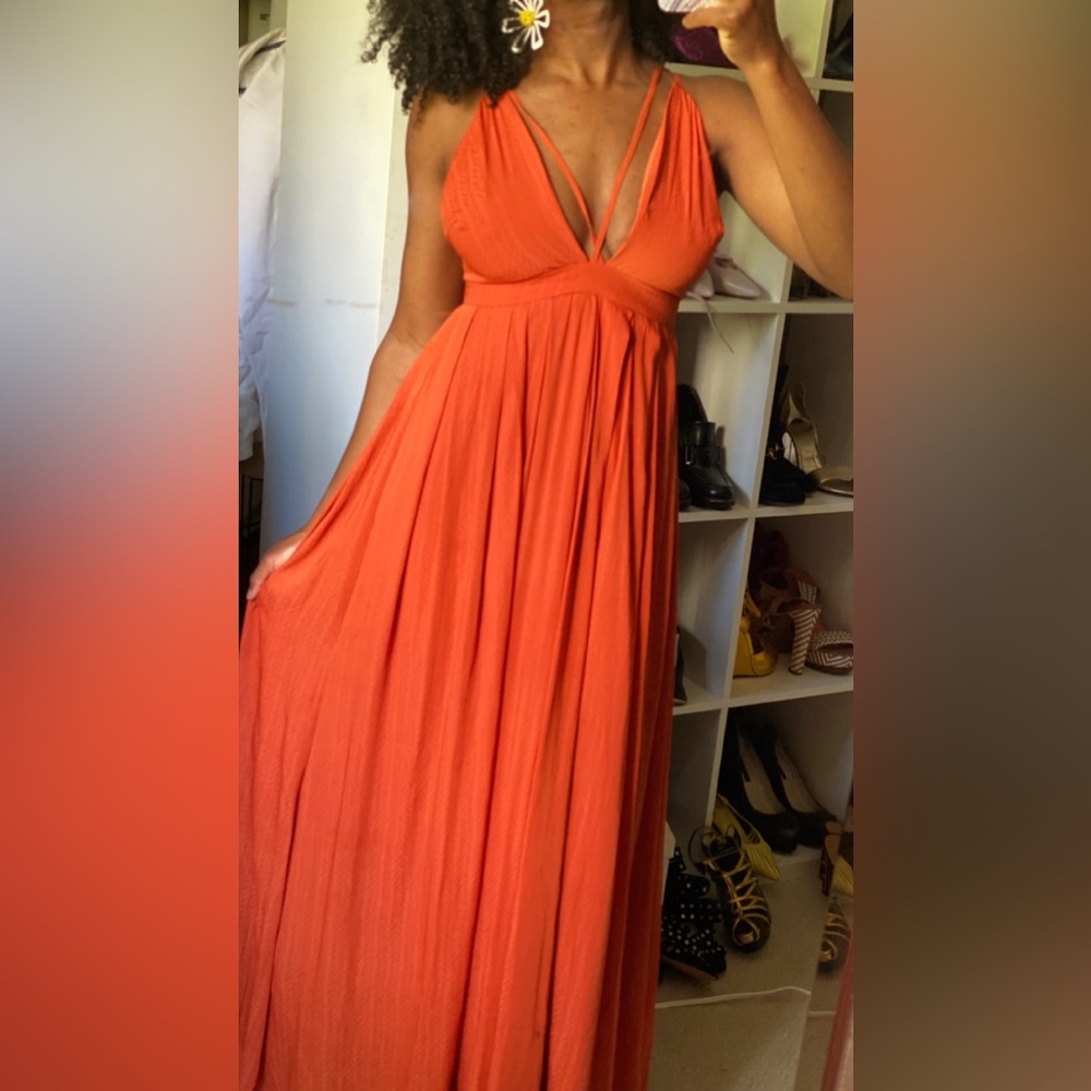 Orange 2 Straps Maxi